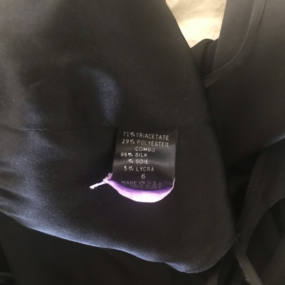 Elie Tahari Racerback Maxi Dress Black Formal - Picture 13 of 13